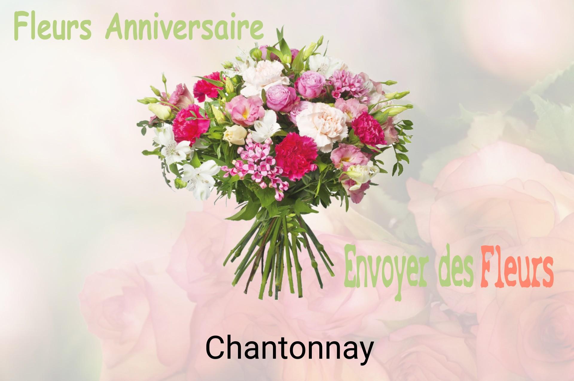 Bouquet de fleurs d’anniversaire livré à Chantonnay